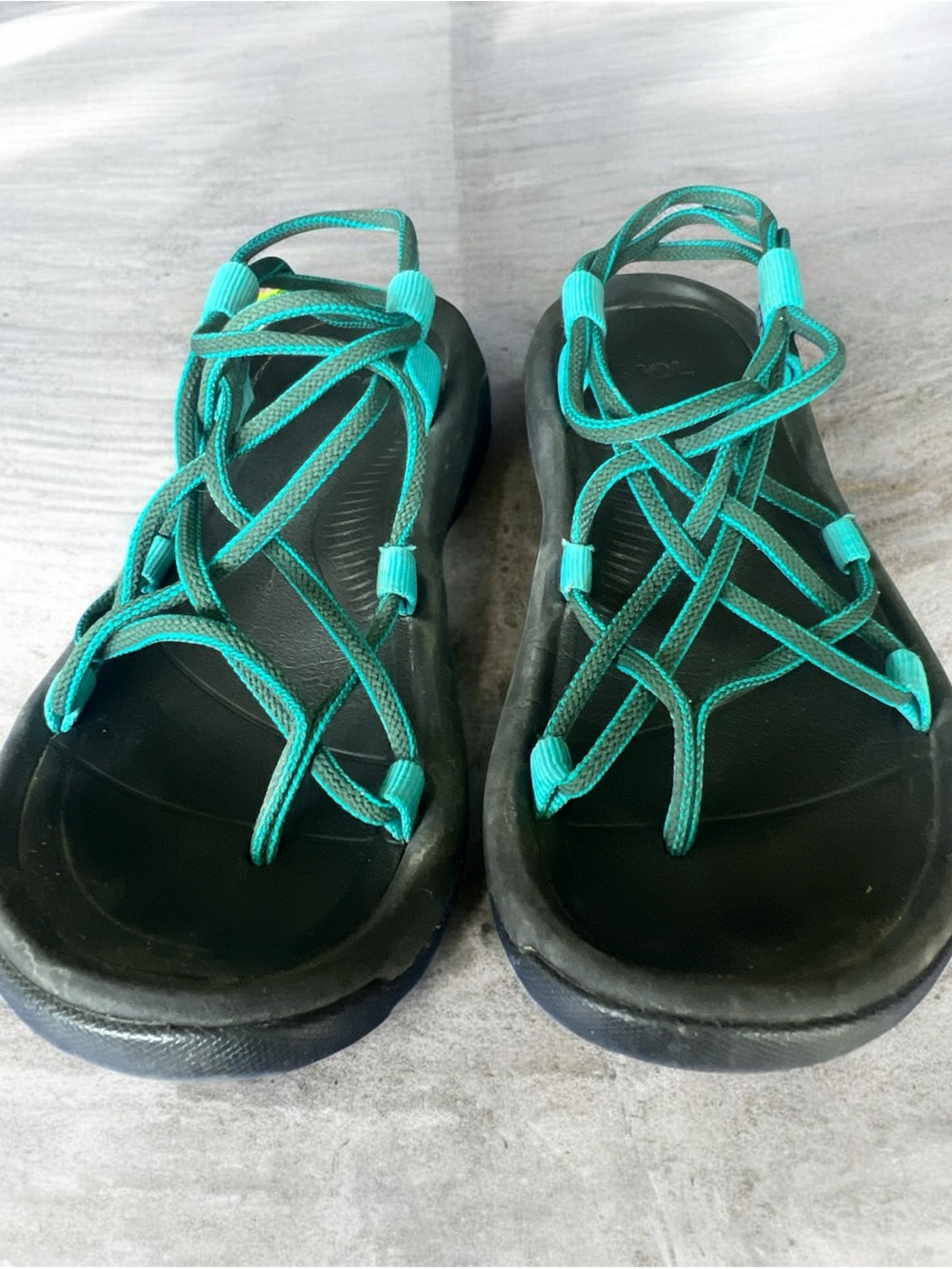 Teva Arctic Forest Hurricane XLT Infinity Women's Strappy Teal Sandals Size 7